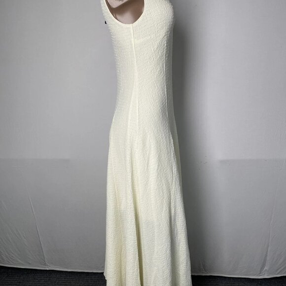 Rag & Bone Women’s Lou V-Neck Tank Midi Dress Size S Ivory - Picture 5 of 9